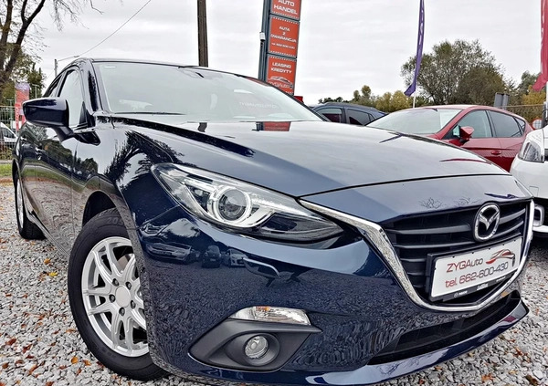 Mazda 3 cena 53900 przebieg: 121000, rok produkcji 2016 z Pieńsk małe 667